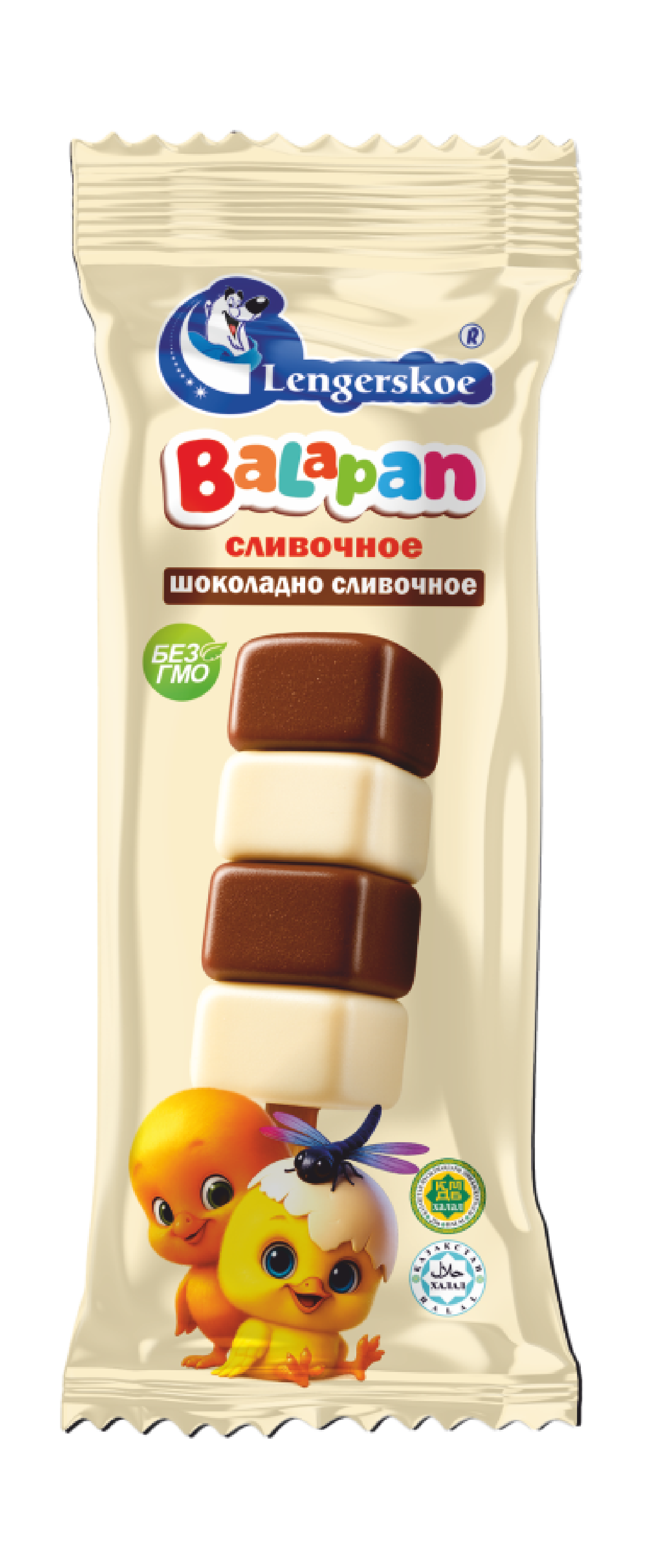 «BALAPAN» сливочное-шоколадное 70г