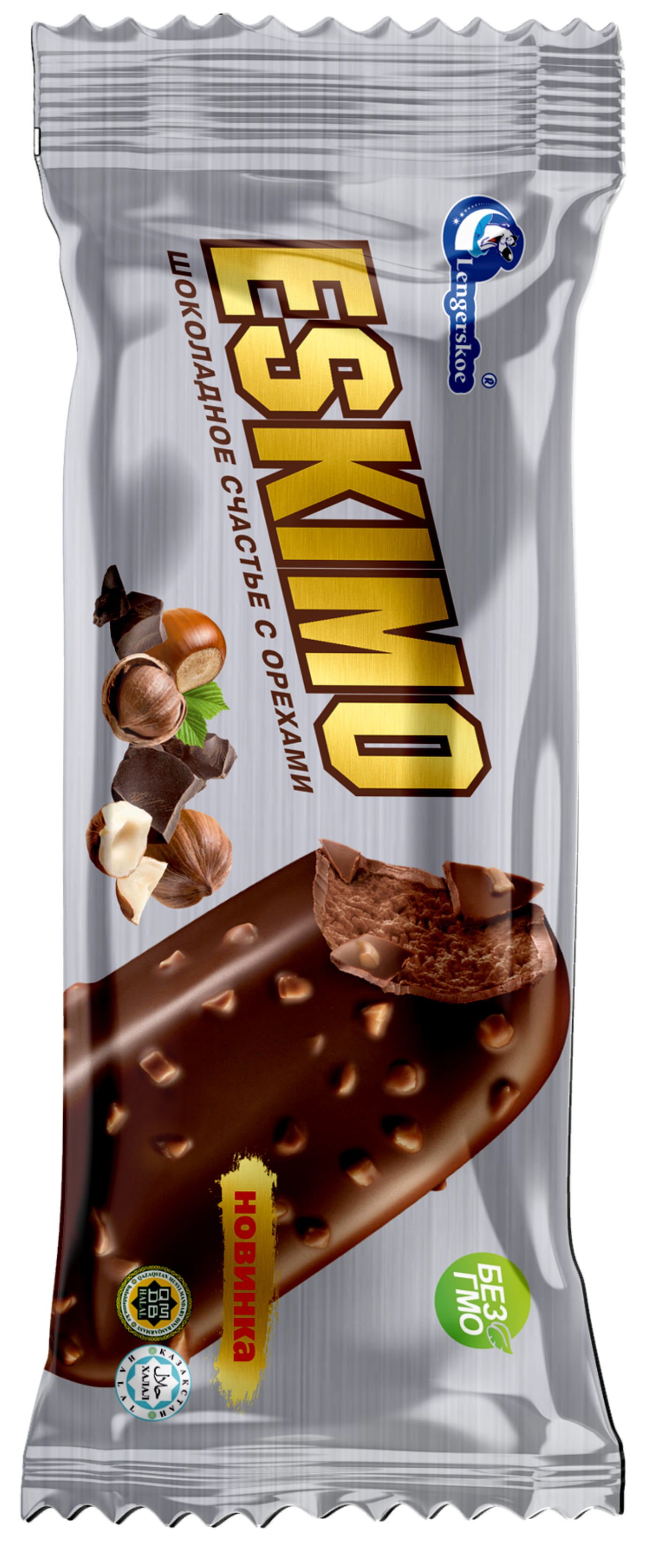 Eskimo Шоколадное счастье с орехами 100г