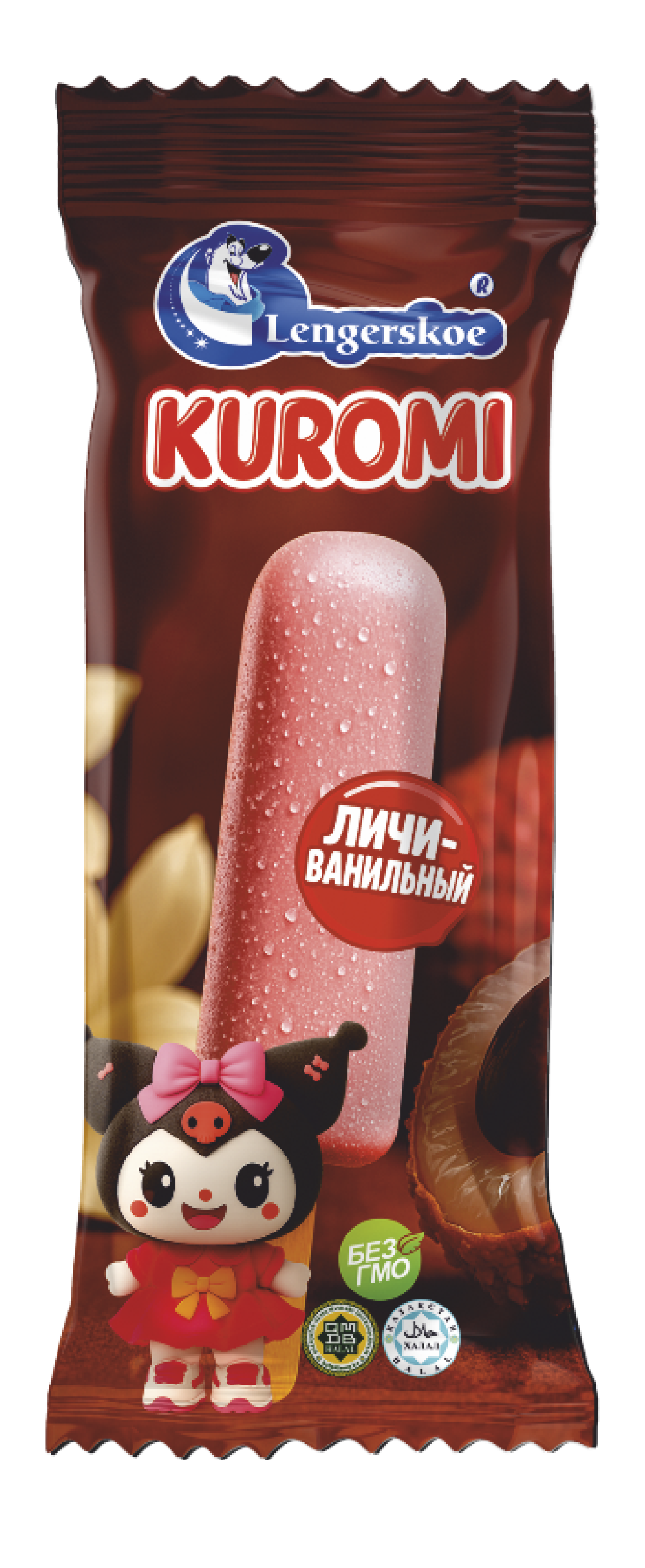 «Kuromi» лед молочный со вкусом Личи-Ванильный 80г