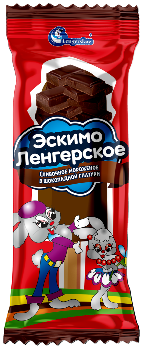 «Ленгерское Эскимо» в Шоколадной Глазури (красное) 60г