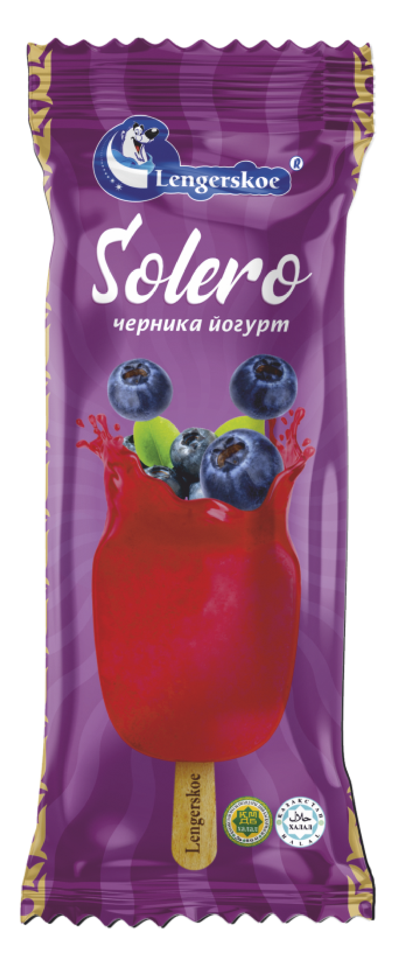 «SOLERO» со вкусом черники + йогурт 80г