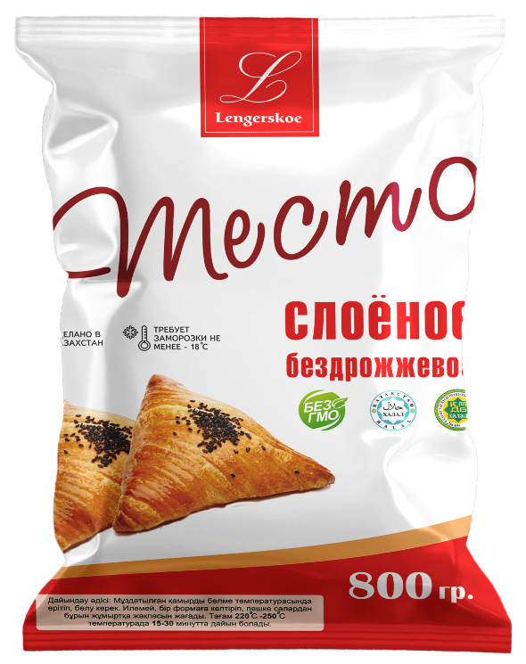 «Тесто» Cлоеное Бездражживое 800г