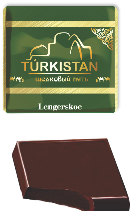 «Turkistan» Молочно-Шоколадные с Бисквитной Крошкой и Ореховой Пастой 100г